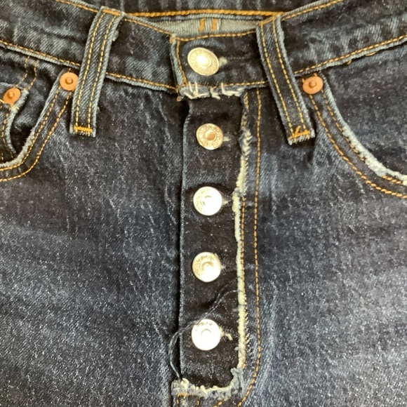 LEVI'S 501 S Skinny High Rise Blue Jeans - Picture 8 of 14